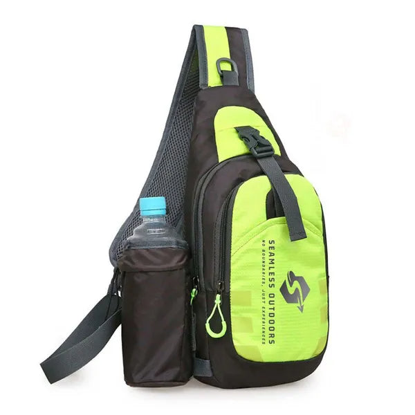 Seamless Outdoors Colorful Sling Bag With Water Slot