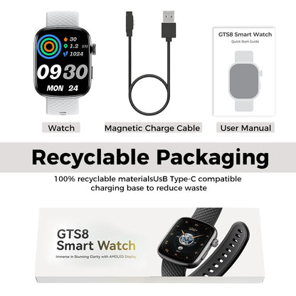 1.95-inch Smartwatch Fitness Tracker With Multiple Exercise Modes