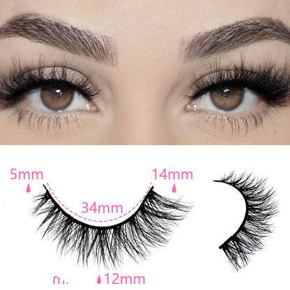 3D False Eyelashes Are Multi-layered, Realistic, Soft And Comfortable