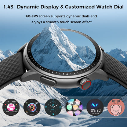 2025 New 1.43-inch Disc Smart Watch Fitness Tracker
