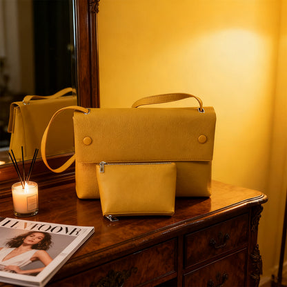 Simple Fashion Handbag-Yellow