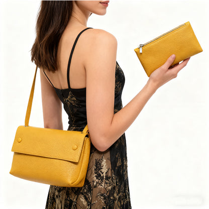 Simple Fashion Handbag-Yellow