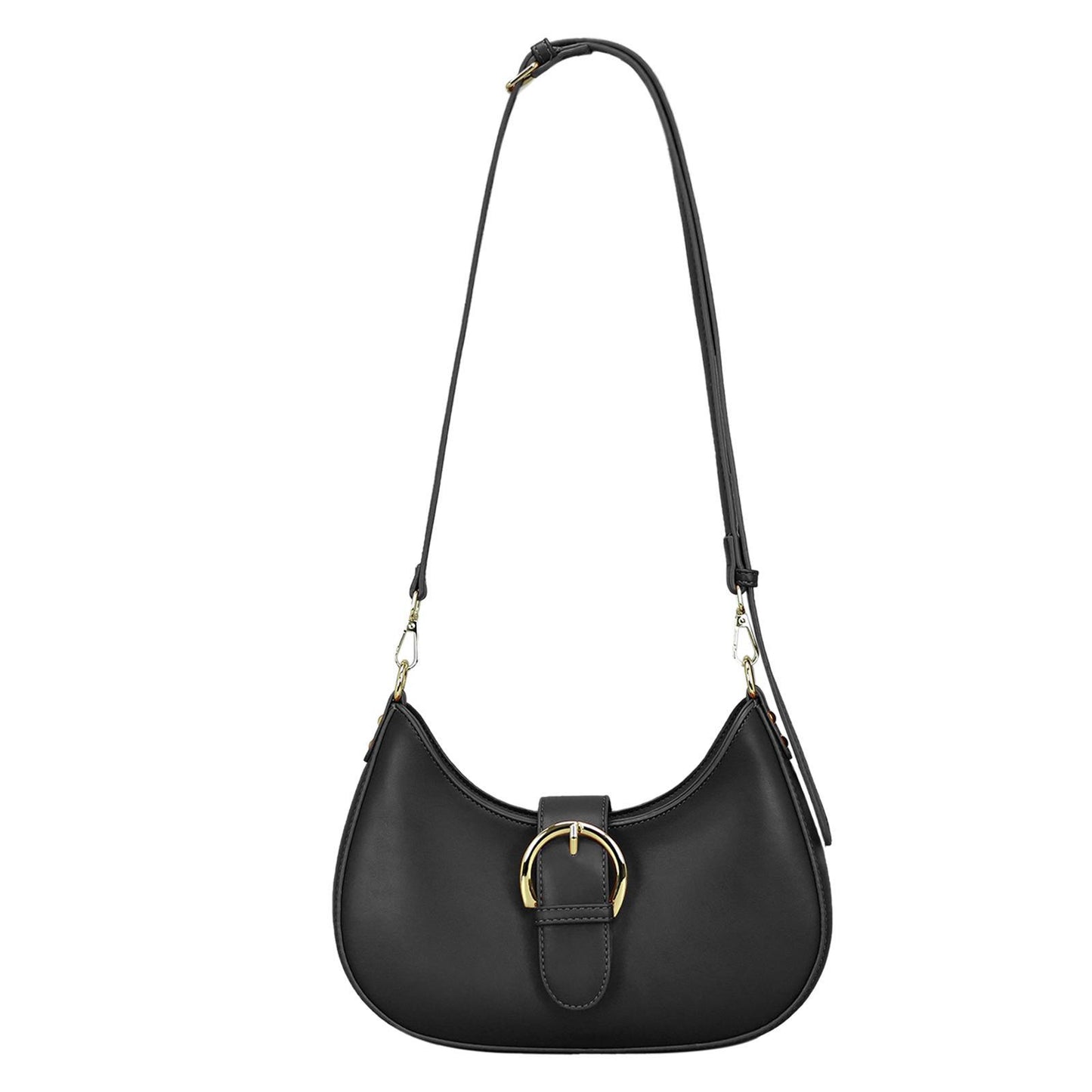 Fashion Los Angeles 0386 Series Women's Shoulder Bag Black Brown